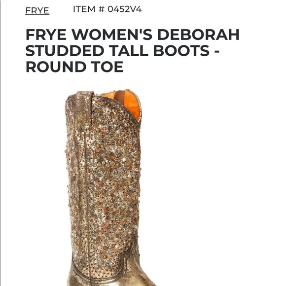 Rare Frye Deborah Studded Boots - Picture 10 of 10